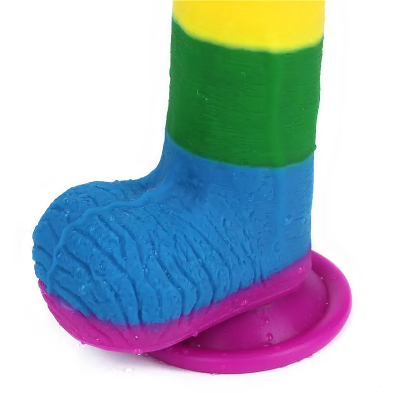 Dildo Prider 7.5 Silicona Líquida LGBT · LOVETOY · Dildos — Foto 4