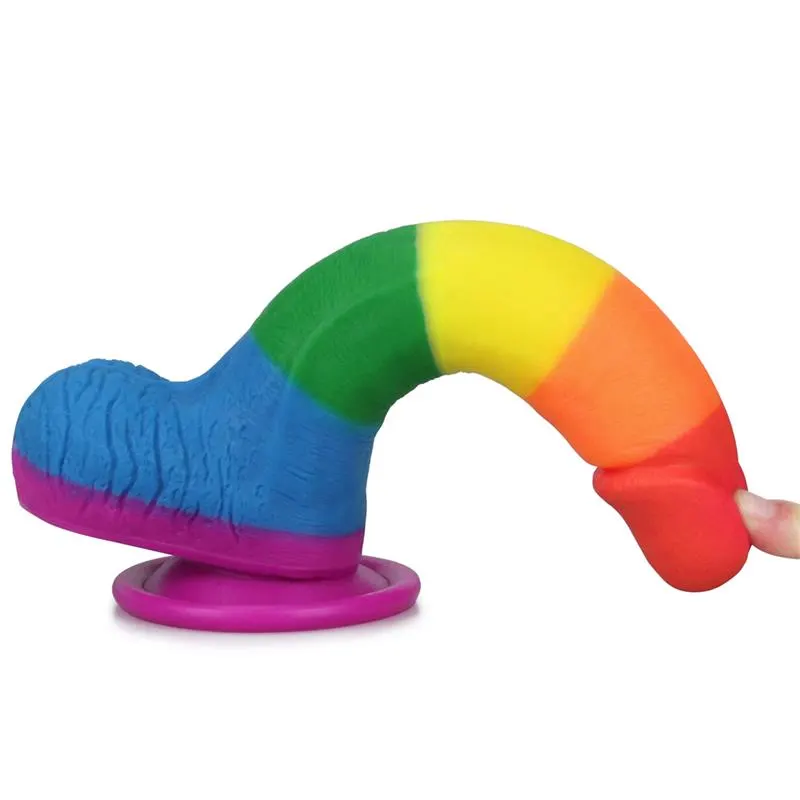 Dildo Prider 7.5 Silicona Líquida LGBT · LOVETOY · Dildos — Foto 6