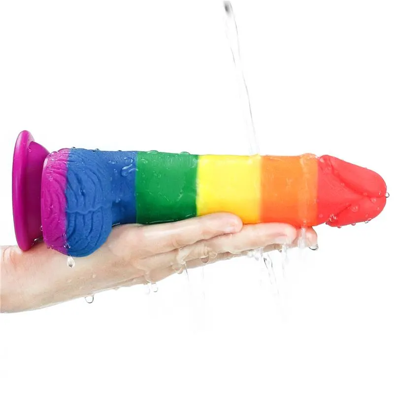 Dildo Prider 7.5 Silicona Líquida LGBT · LOVETOY · Dildos — Foto 8