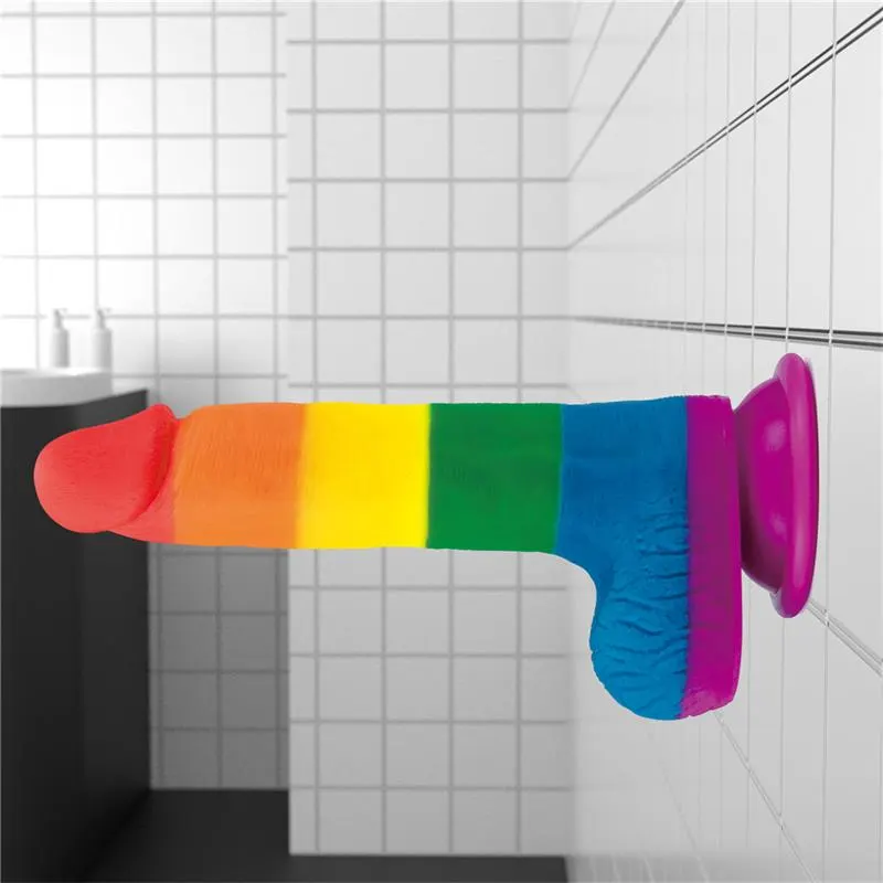 Dildo Prider 7.5 Silicona Líquida LGBT · LOVETOY · Dildos — Foto 9
