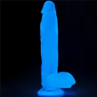 Dildo Lumino 10 Luz Azul · LOVETOY · Dildos