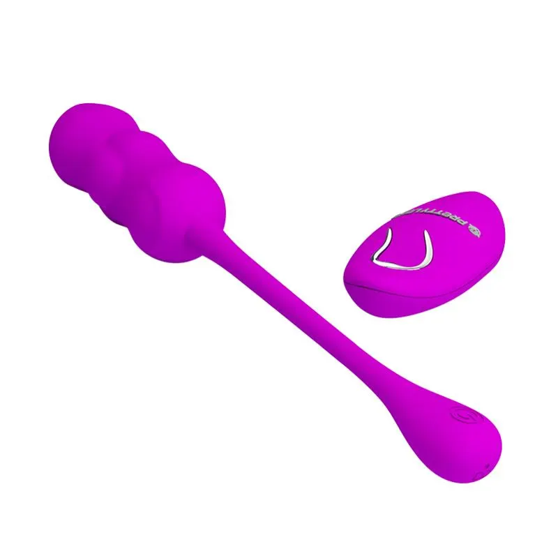 Leshy Huevo Vibrador con Control Remoto USB · PRETTYLOVE · Huevos y Balas Vibradoras — photo 3