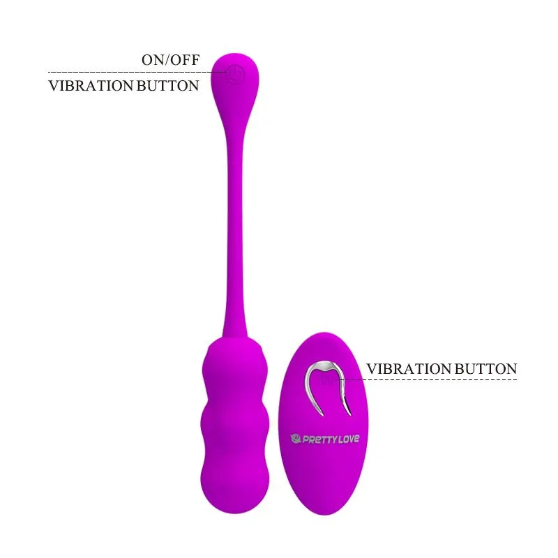 Leshy Huevo Vibrador con Control Remoto USB · PRETTYLOVE · Huevos y Balas Vibradoras — photo 6