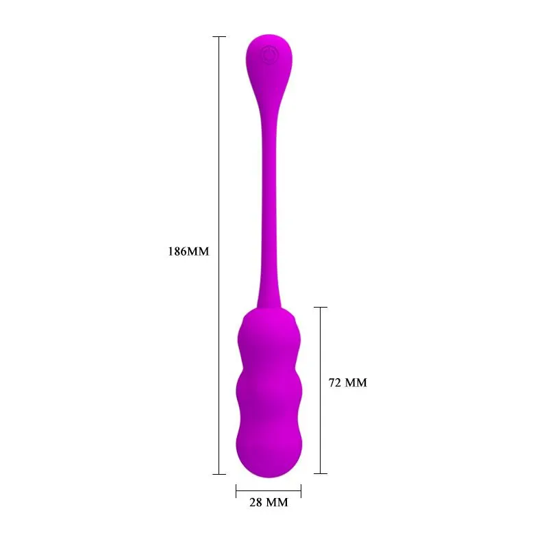 Leshy Huevo Vibrador con Control Remoto USB · PRETTYLOVE · Huevos y Balas Vibradoras — photo 7
