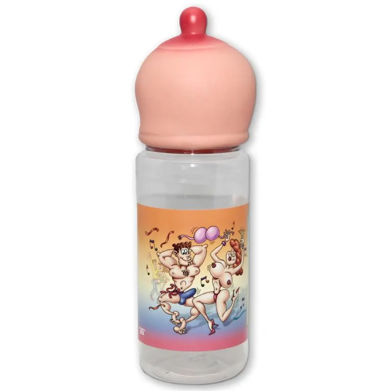 Biberón en Forma de Teta Mediano 750 ml · DIVERTY SEX · Juegos y Complementos Divertidos