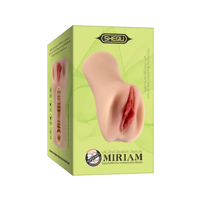 Masturbador Masculino Vagina Miriam Skin · SHEQU · Masturbadores Él — Foto 5