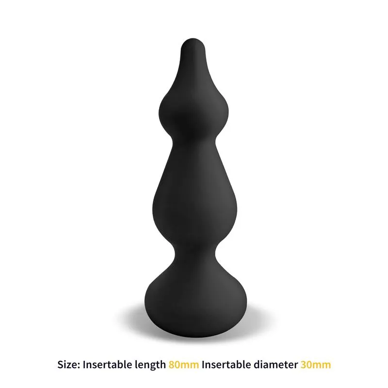 Tendax Plug Anal Silciona 8 cm x 3 cm · AFTERDARK · Anal — Foto 2