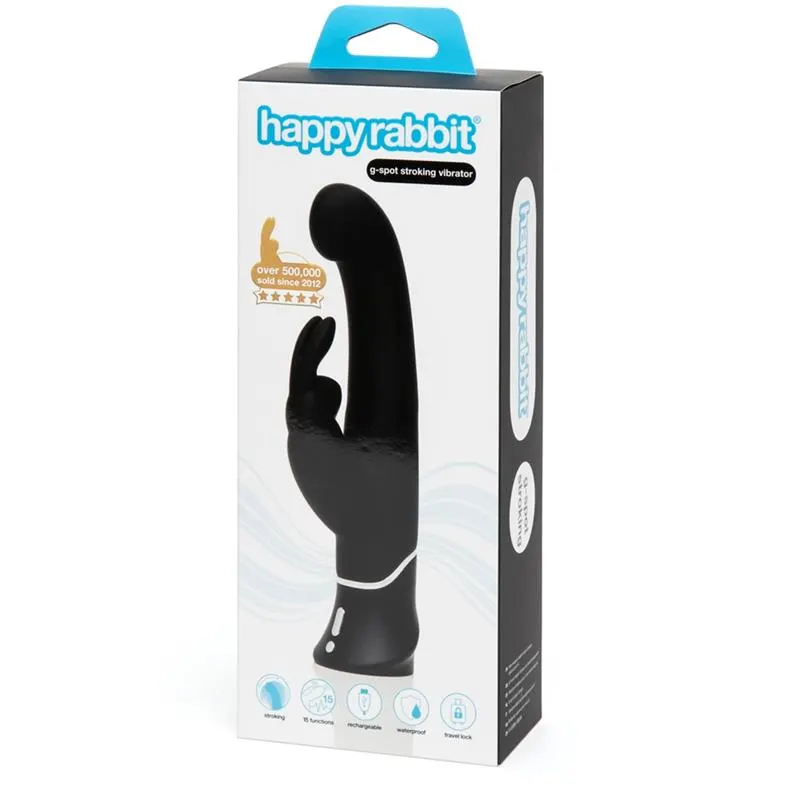Vibrador G-Spot Stroker Rabbit Negro · HAPPY RABBIT · Vibradores — Foto 6
