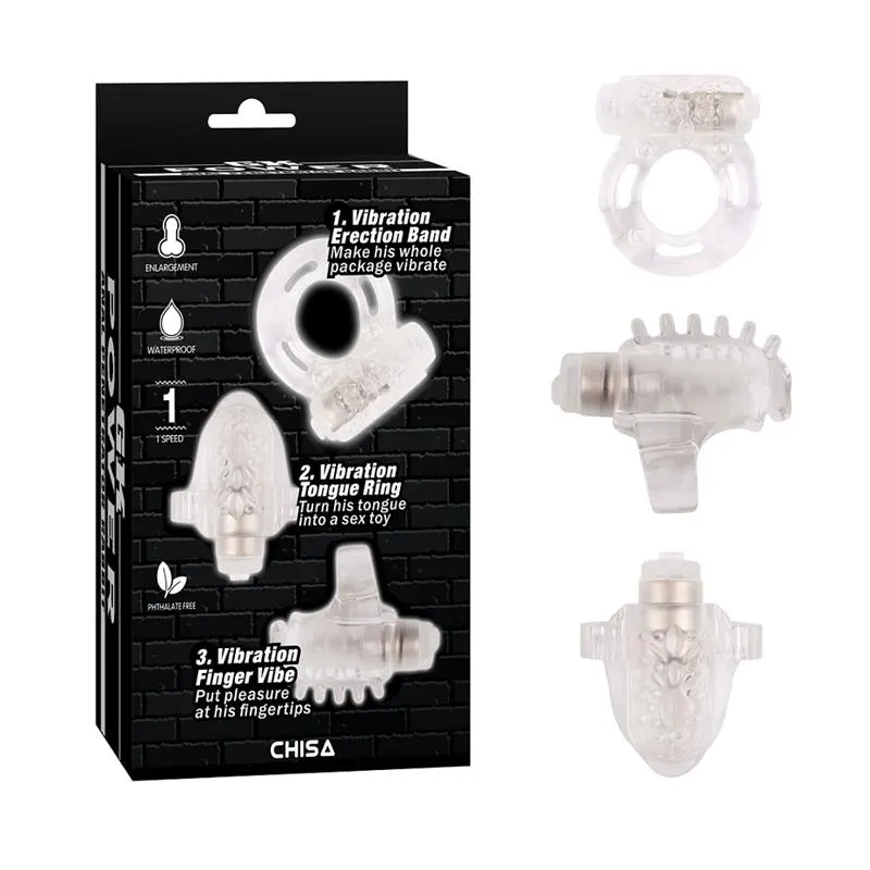 Kit 3 Anillos para el Pene Teasers Ring Kit · CHISA · Anillos para el Pene — Foto 2