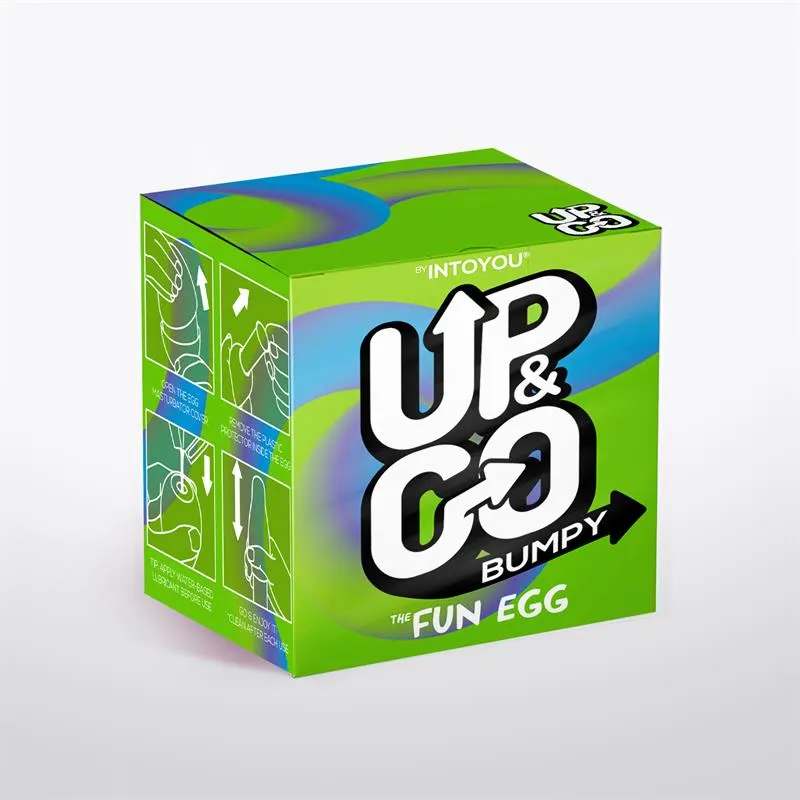 Bumpy Huevo Masturbador Elástico Verde · UP&GO · Masturbadores Él — Foto 2