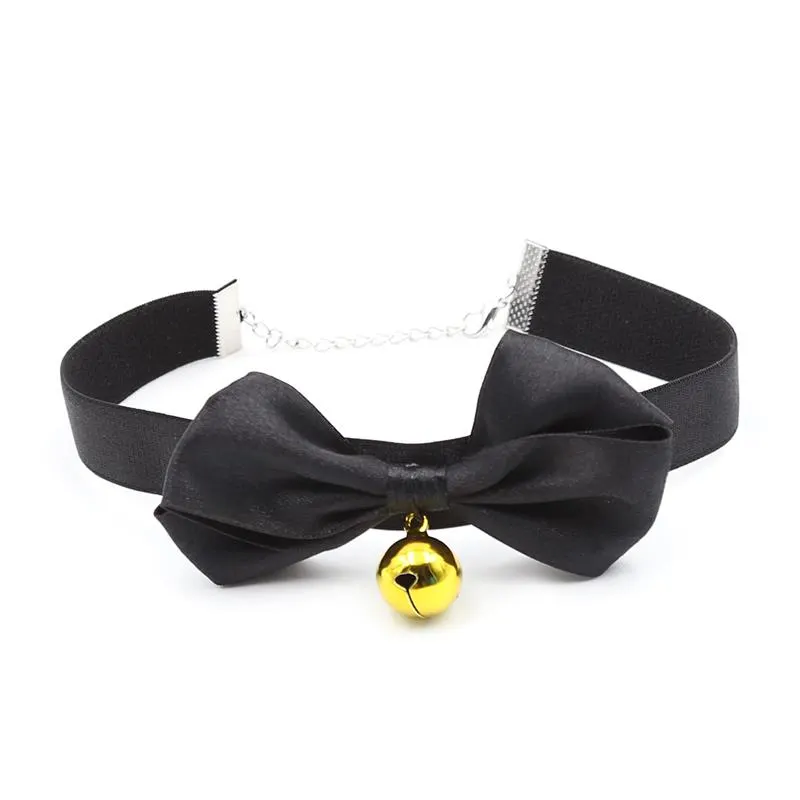 Collar con Lazo y Cascabel 29 cm Negro M · LATETOBED BDSM LINE · Accesorios BDSM y Fetish