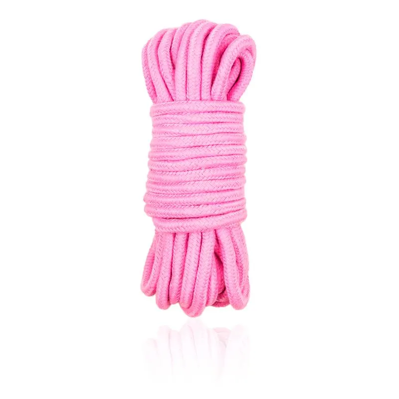 Cuerda de Bondage de Algodón 10 Metros Rosa · LATETOBED BDSM LINE · Esposas y Ataduras