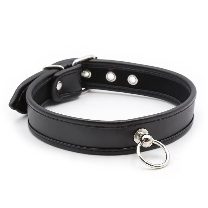 Collar con Aro Negro · LATETOBED BDSM LINE · Accesorios BDSM y Fetish — Foto 2