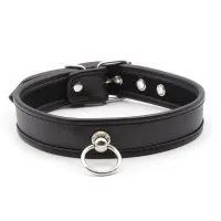 Collar con Aro Negro · LATETOBED BDSM LINE · Accesorios BDSM y Fetish