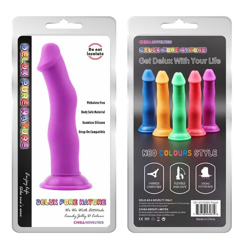 Dildo Púrpura Jolly D · CHISA · Dildos — Foto 2