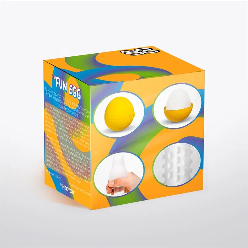Grovy Huevo Masturbador Elástico Amarillo · UP&GO · Masturbadores Él — Foto 3