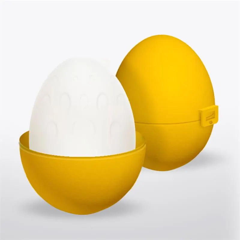 Grovy Huevo Masturbador Elástico Amarillo · UP&GO · Masturbadores Él — Foto 4