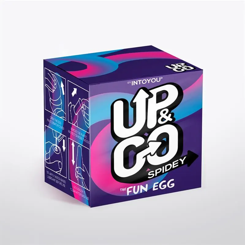 Spidey Huevo Masturbador Elástico Púrpura · UP&GO · Masturbadores Él — Foto 2