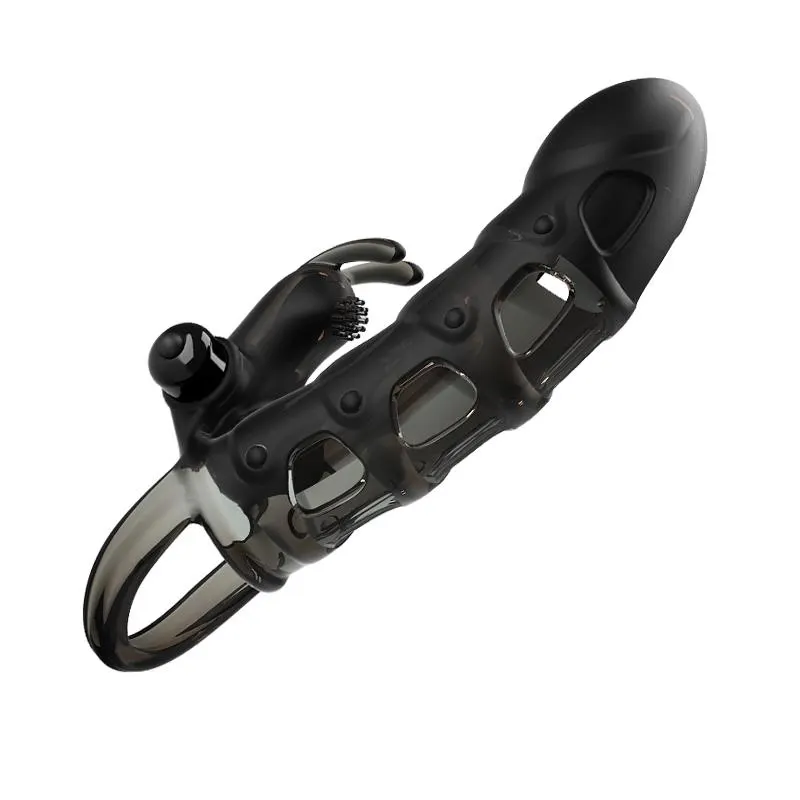 Cuper Funda para el Pene con Vibración +4 cm · PRETTYLOVE · Fundas y Extensiones para el Pene — Foto 2