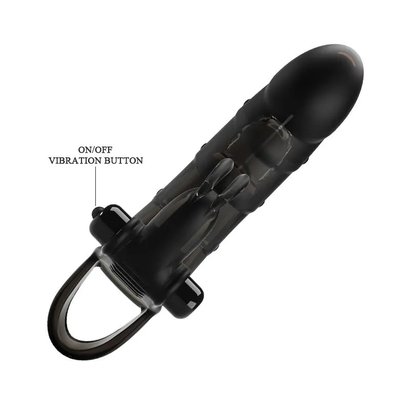 Cuper Funda para el Pene con Vibración +4 cm · PRETTYLOVE · Fundas y Extensiones para el Pene — Foto 6