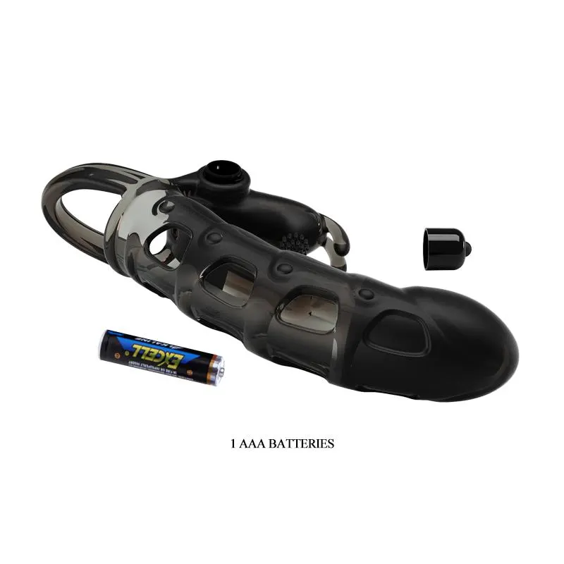 Cuper Funda para el Pene con Vibración +4 cm · PRETTYLOVE · Fundas y Extensiones para el Pene — Foto 7
