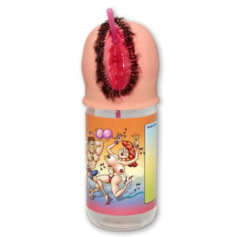 Biberón en Forma de Vagina Mediano 750 ml · DIVERTY SEX · Juegos y Complementos Divertidos