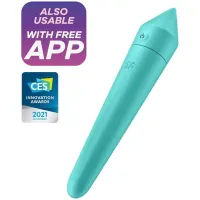 Ultra Power Bullet 8 Bala Vibradora con APP Turquoise · SATISFYER · Huevos y Balas Vibradoras