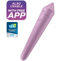 Ultra Power Bullet 8 Bala Vibradora con APP Lilac · SATISFYER · Huevos y Balas Vibradoras