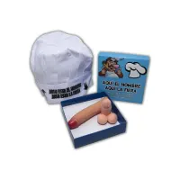 Set Gorro de Cocinero, Broche y Estimulador · DIVERTY SEX · Juegos y Complementos Divertidos