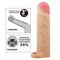 Funda para el Pene Extended Penis 3 Gerd · PRETTYLOVE · Fundas y Extensiones para el Pene