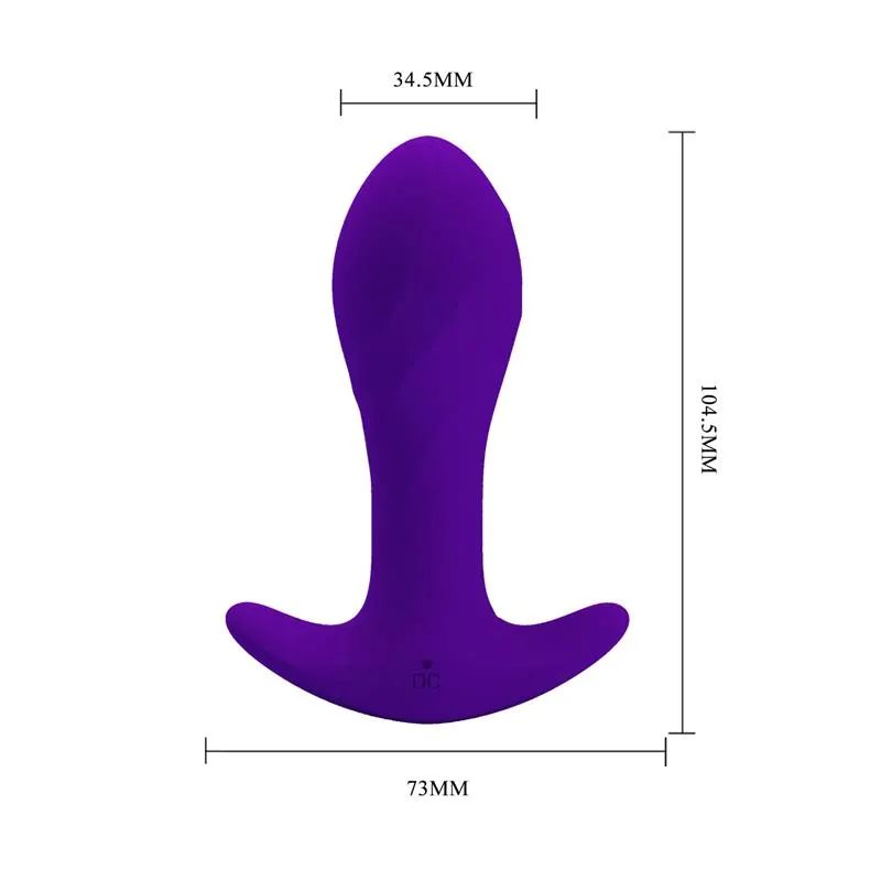Estimulador Anal con Vibración Púrpura · PRETTYLOVE · Anal — Foto 8