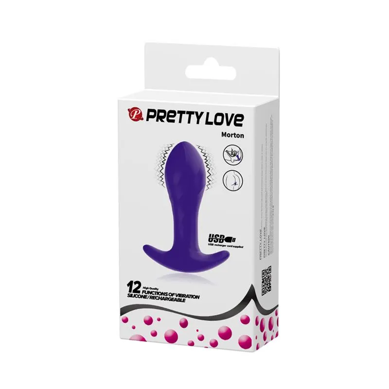 Estimulador Anal con Vibración Púrpura · PRETTYLOVE · Anal — Foto 9