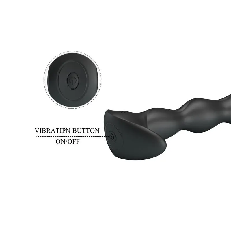 Yale Plug Anal con Vibración Negro · PRETTYLOVE · Anal — Foto 6
