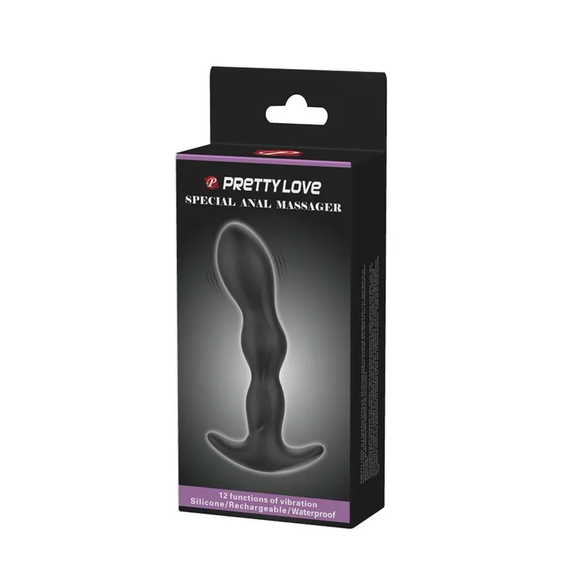 Yale Plug Anal con Vibración Negro · PRETTYLOVE · Anal — Foto 10