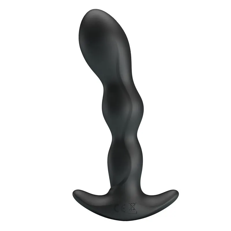 Yale Plug Anal con Vibración Negro · PRETTYLOVE · Anal