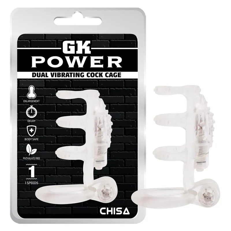 Funda para el Pene Dual Vibrating Cock Cage · CHISA · Fundas y Extensiones para el Pene