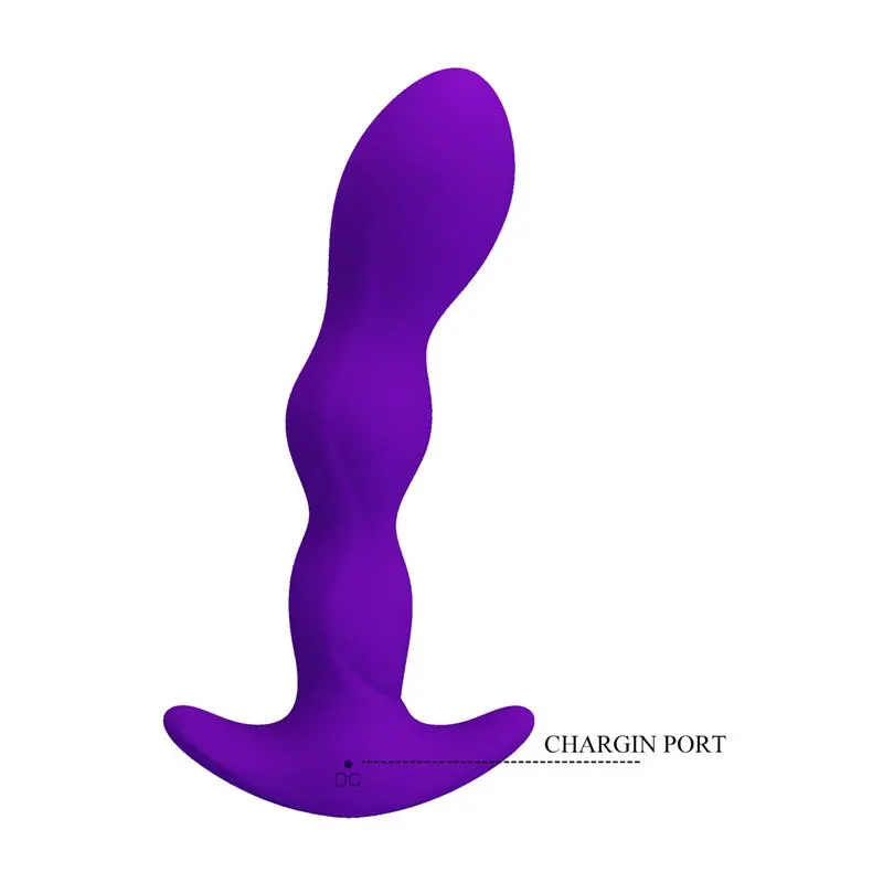Yale Plug Anal con Vibración Púrpura · PRETTYLOVE · Anal — Foto 7