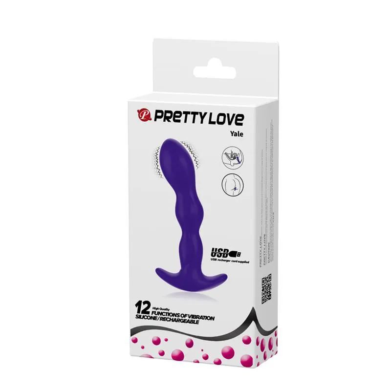 Yale Plug Anal con Vibración Púrpura · PRETTYLOVE · Anal — Foto 10
