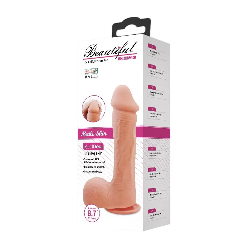 Johnson Dildo Realista con Ventosa Natural · BAILE · Dildos — photo 12