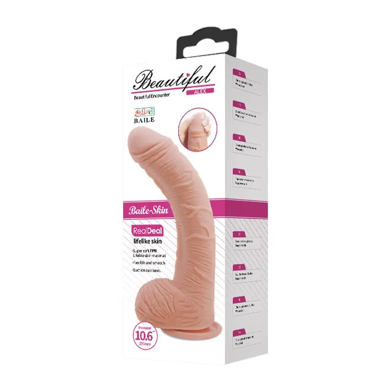 Alex Dildo con Testículos Punto G con Ventosa Natural · BAILE · Dildos — Foto 10