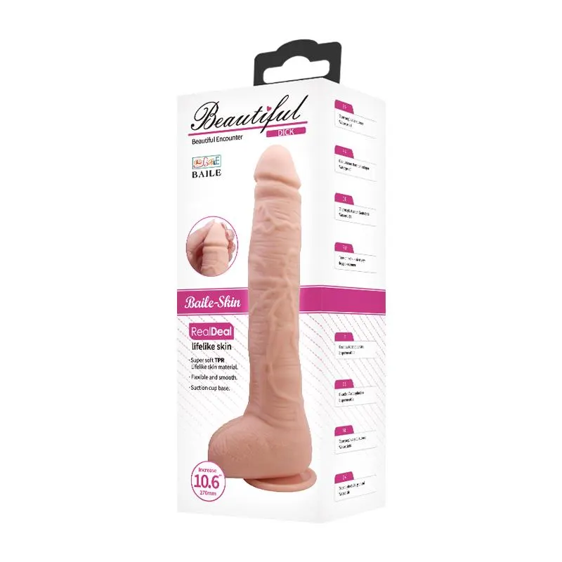 Dick Dildo Realista con Ventosa Natural · BAILE · Dildos — photo 9