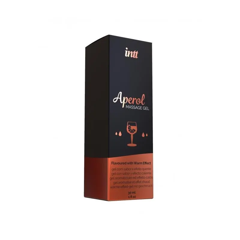 Gel de Masaje Sabor Aperol Efecto Calor 30 ml · INTT · Lubricantes — foto 2