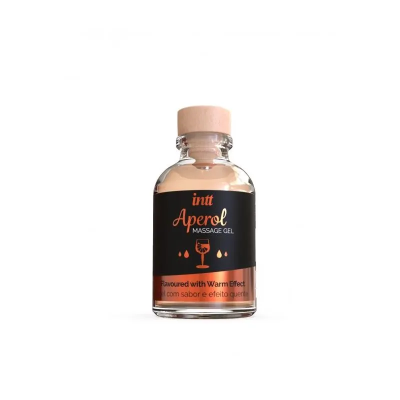 Gel de Masaje Sabor Aperol Efecto Calor 30 ml · INTT · Lubricantes
