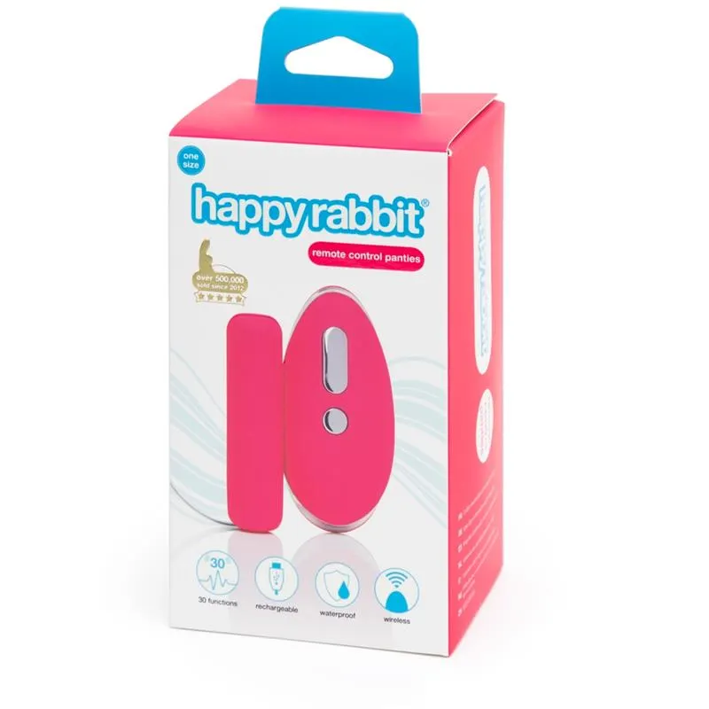 Estimulador de Braguita Control Remoto USB Rosa · HAPPY RABBIT · Estimuladores de Clítoris — Foto 6