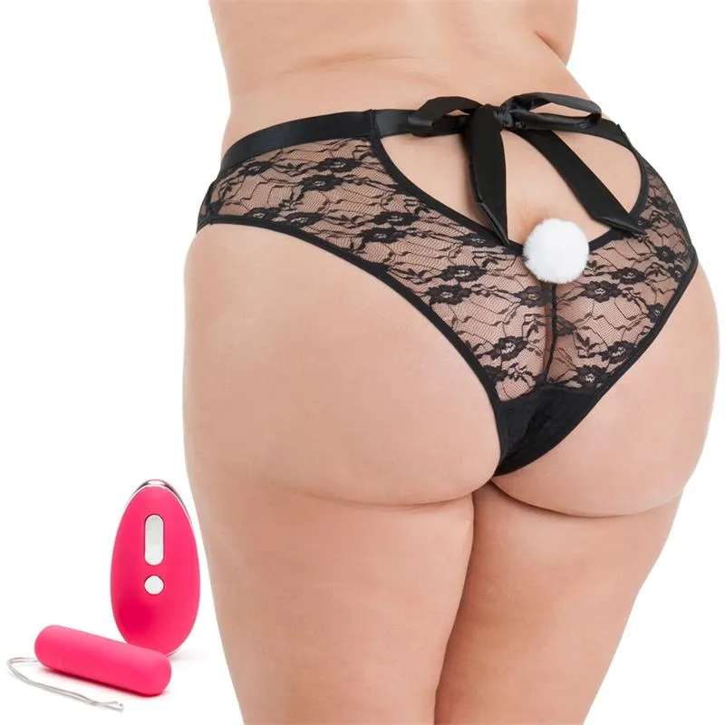 Estimuador Braguita Grande Control Remoto  USB Rosa · HAPPY RABBIT · Estimuladores de Clítoris