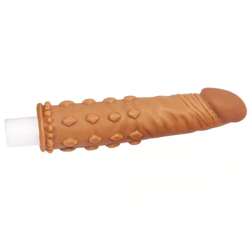 Funda para el Pene Add 2 Pleasure X Tender Marrón · LOVETOY · Fundas y Extensiones para el Pene — photo 2