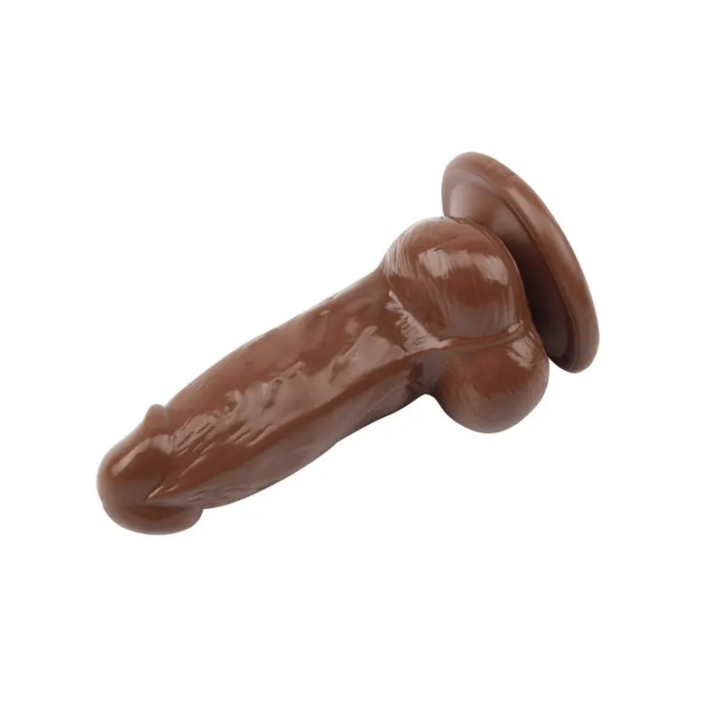 Dildo Jumbo Jack 6 con Vibración marrón · CHISA · Dildos — Foto 5