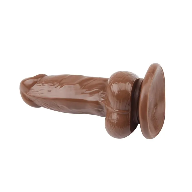 Dildo Jumbo Jack 6 con Vibración marrón · CHISA · Dildos — Foto 6