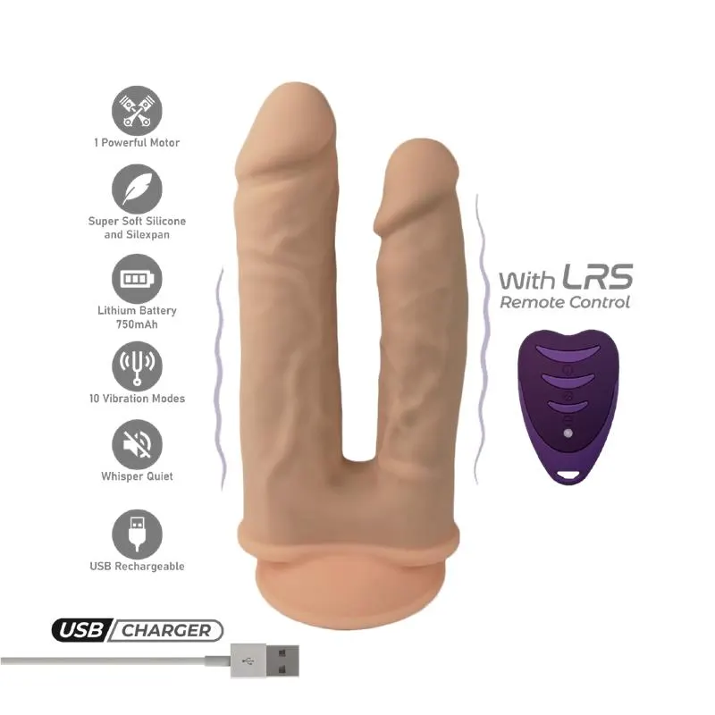 Dildo Doble Penetración 2 Motores Control Remoto · SILEXD · Dildos — photo 5