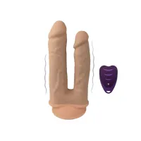 Dildo Doble Penetración 2 Motores Control Remoto · SILEXD · Dildos